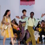 Le Nigérian Kenneth Ize a présenté une collection lumineuse. Crédit : DR