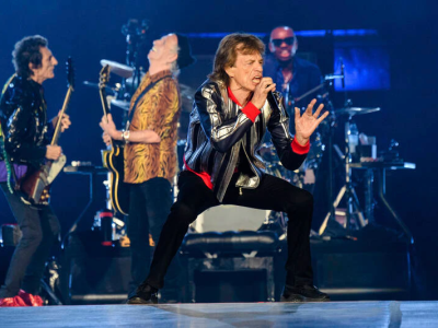 Les Rolling Stones en concert à St. Louis, aux Etats-Unis, le 26 septembre. (Amy Harris/Amy Harris/Invision/AP)